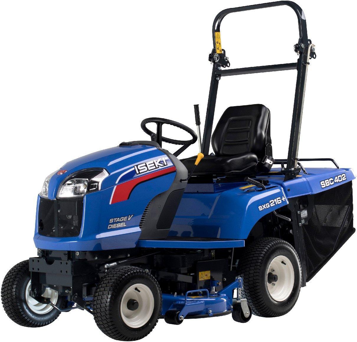 Iseki Diesel-Rasentraktor SXG 216 H mit StVZO Paket mit elektrischer Entleerung