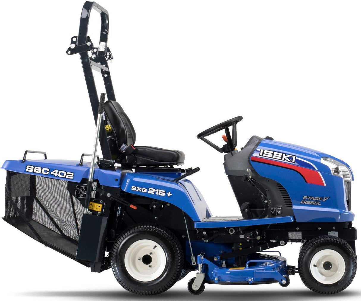 Iseki Diesel-Rasentraktor SXG 216 H mit StVZO Paket mit elektrischer Entleerung