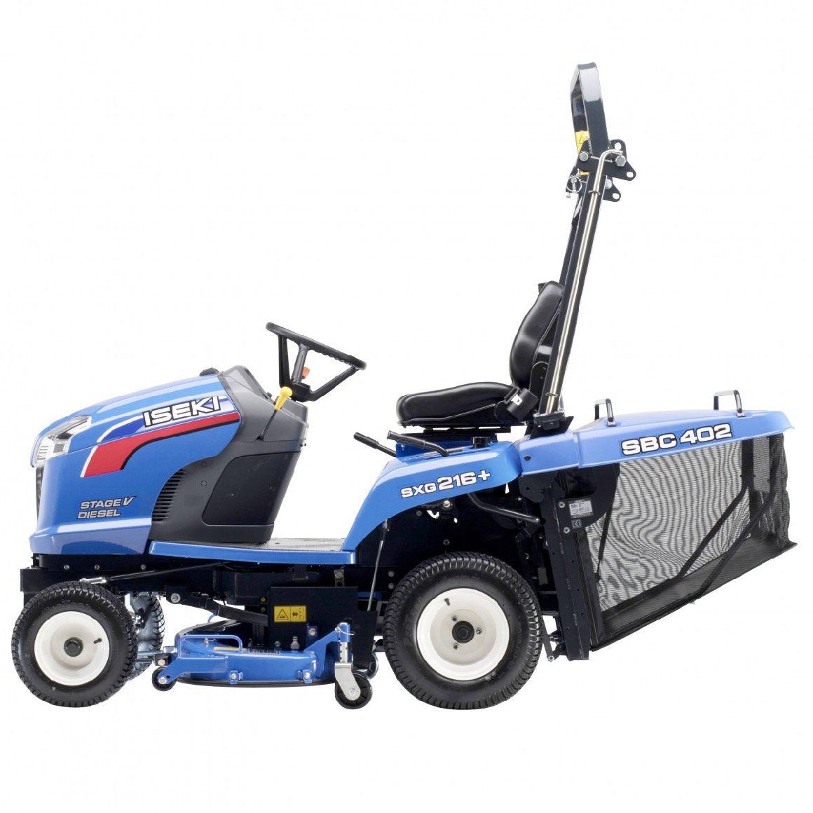 Iseki Diesel-Rasentraktor SXG 216 M mit StVZO Paket mit mechanischer Entleerung