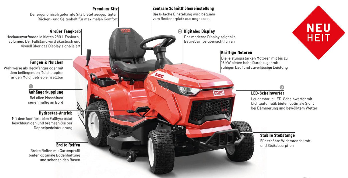 Sabo Rasentraktor 84-H