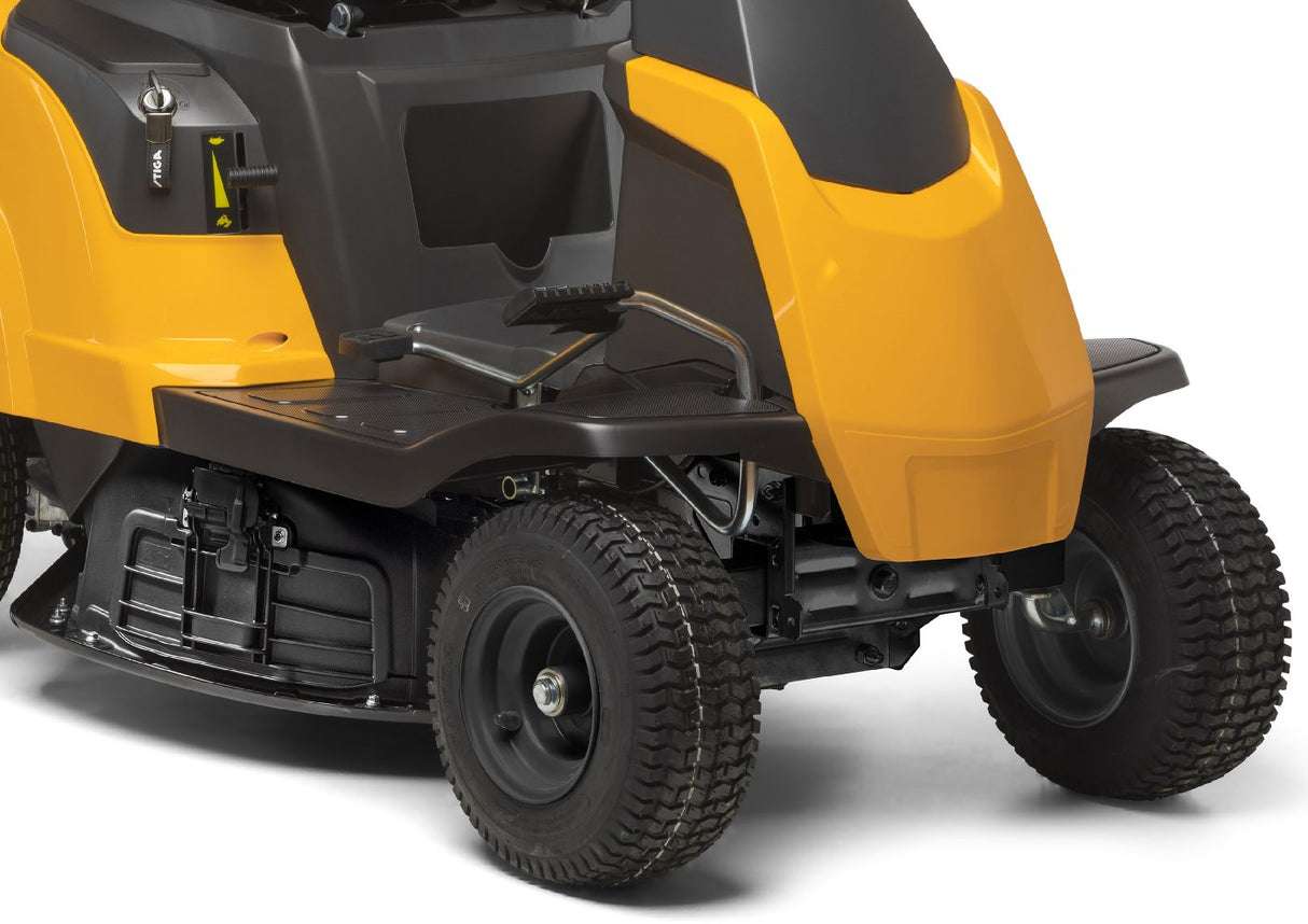 Stiga Aufsitzmäher Combi 166 mit Mulchkit und Deflektor