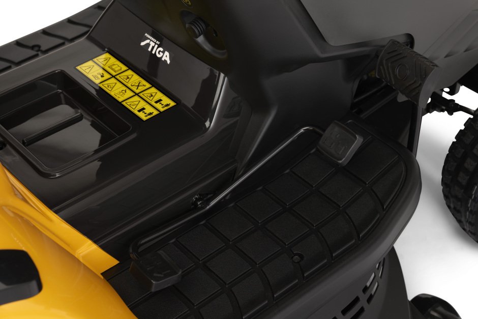 Stiga Rasentraktor Estate 598 W mit Mulchkit, Anhängerkupplung und Ladegerät