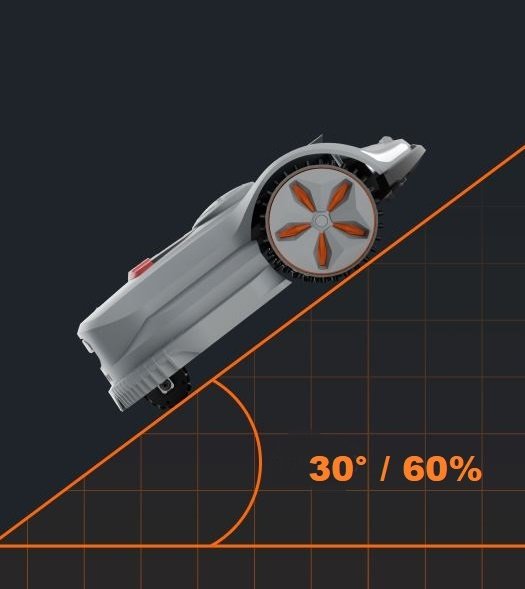 Sunseeker kabelloser Mähroboter Elite X5 - für große Rasenflächen mit Allradantrieb