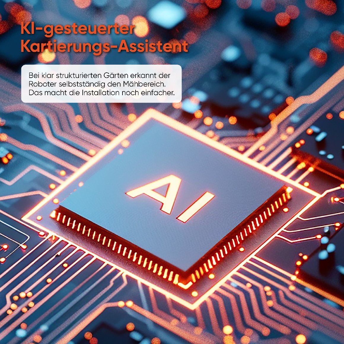 Sunseeker kabelloser Mähroboter Elite X7 Plus - für Sportplätze und Großflächen mit Allradantrieb