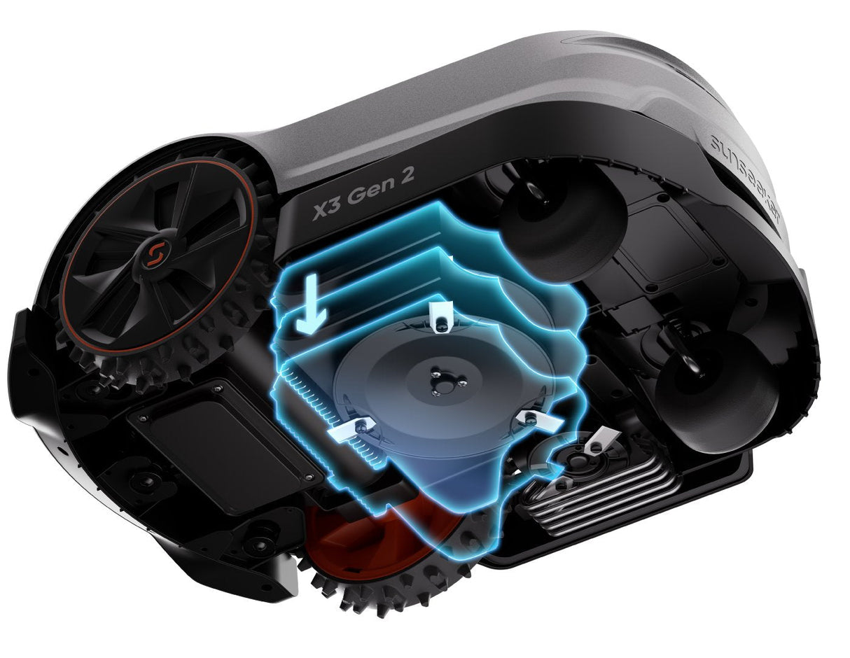Sunseeker kabelloser Mähroboter X3 GEN 2 - für mittlere Rasenflächen
