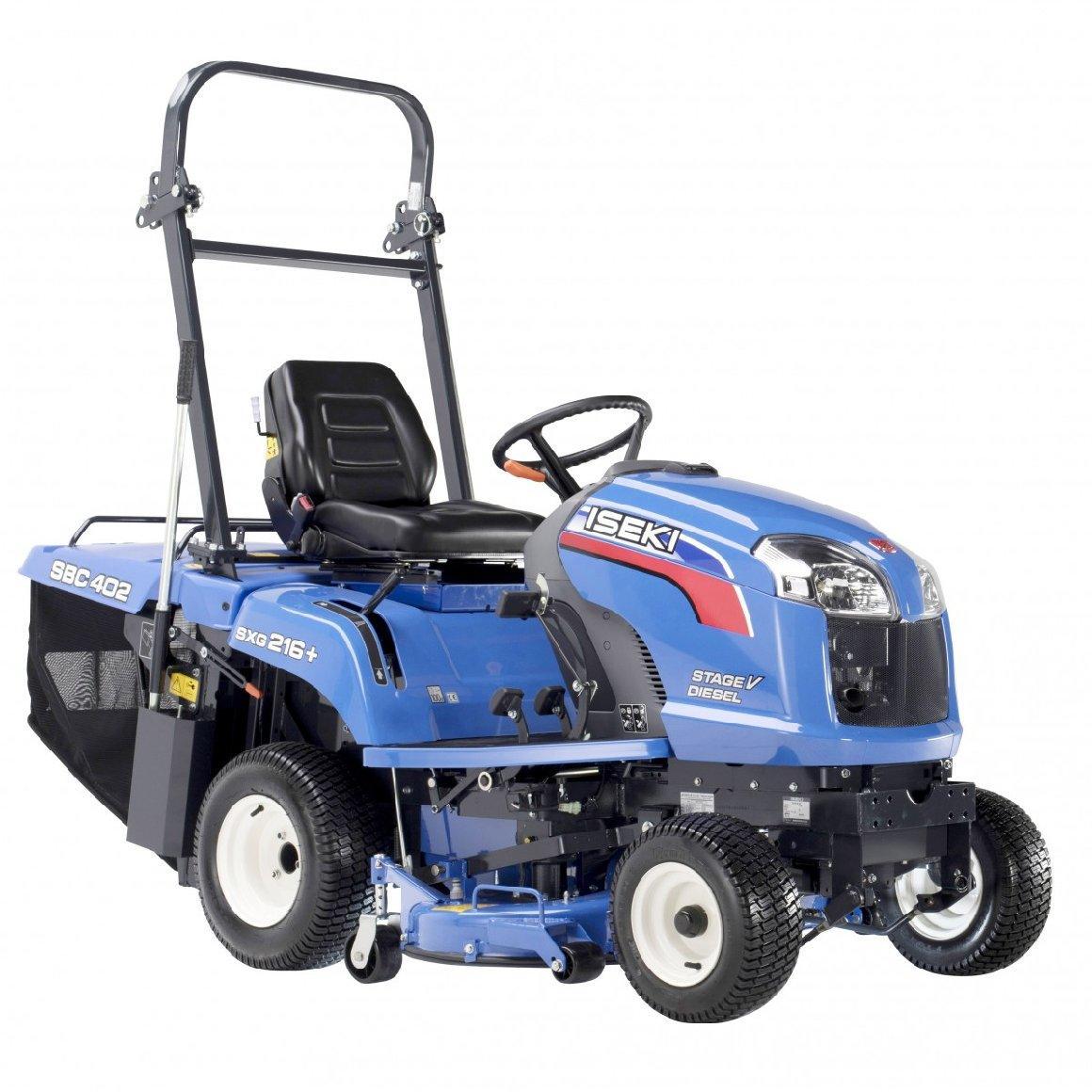 Iseki Diesel-Rasentraktor SXG 216 H mit StVZO Paket mit elektrischer Entleerung