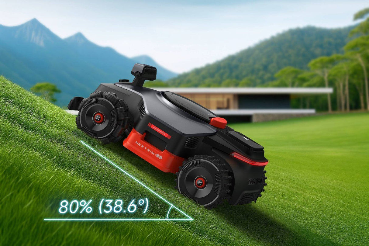 Nexlawn Mähroboter ohne Begrenzungskabel NAVIA 5500 AWD - für sehr große Rasenflächen