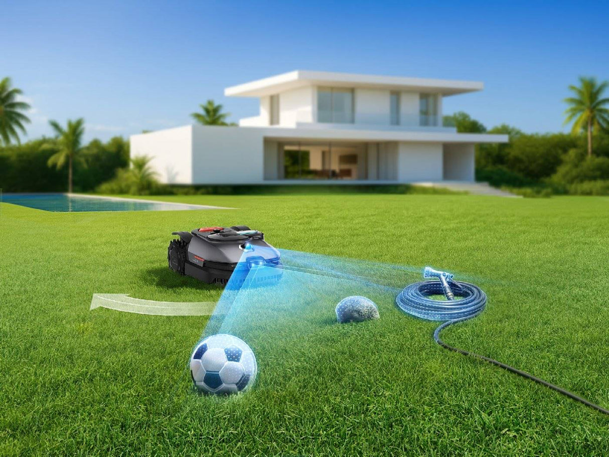 Nexlawn Mähroboter ohne Begrenzungskabel Vidar 800 - für mittlere Rasenflächen