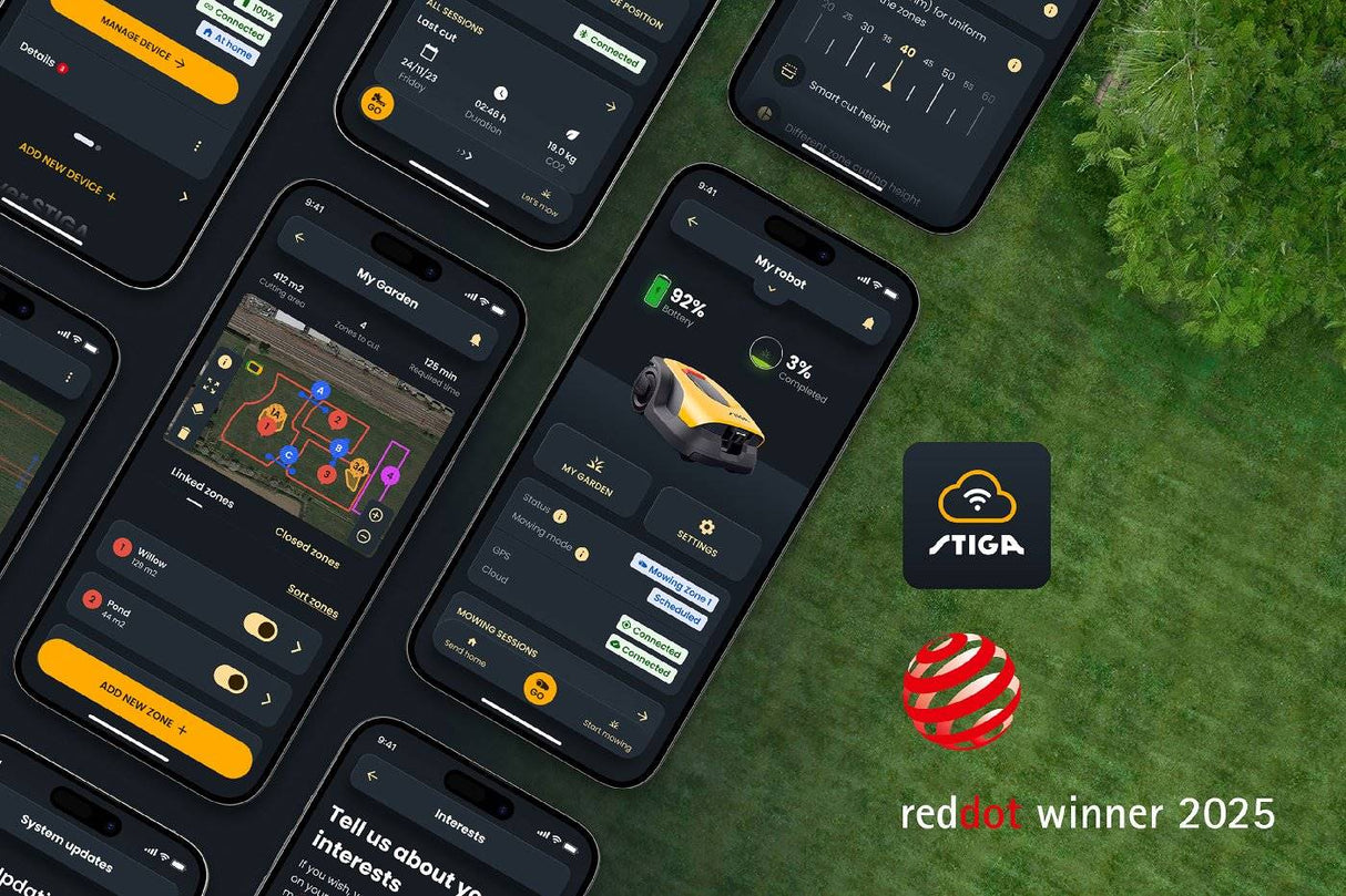 Stiga kabelloser Mähroboter A 25v - mit kostenloser Abdeckung