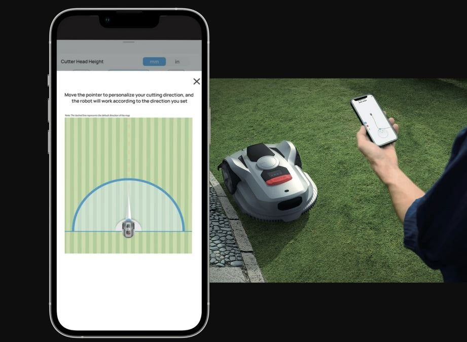 Sunseeker kabelloser Mähroboter Elite X5 - für große Rasenflächen mit Allradantrieb